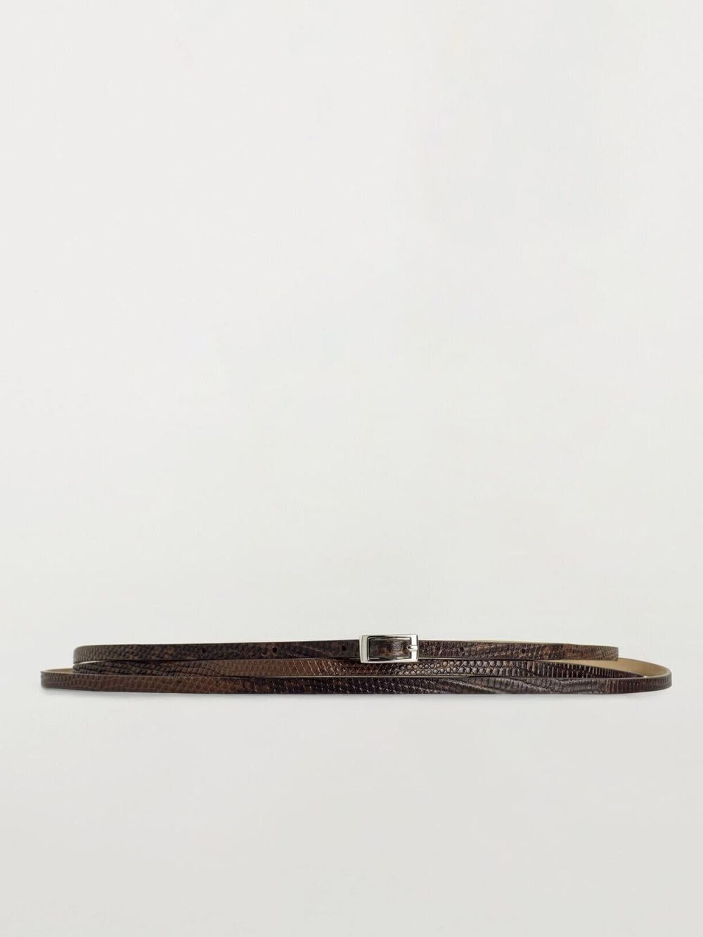 NWT (size M/L) COS SKINNY DOUBLE-WRAP LEATHER BELT - Picture 1 of 7
